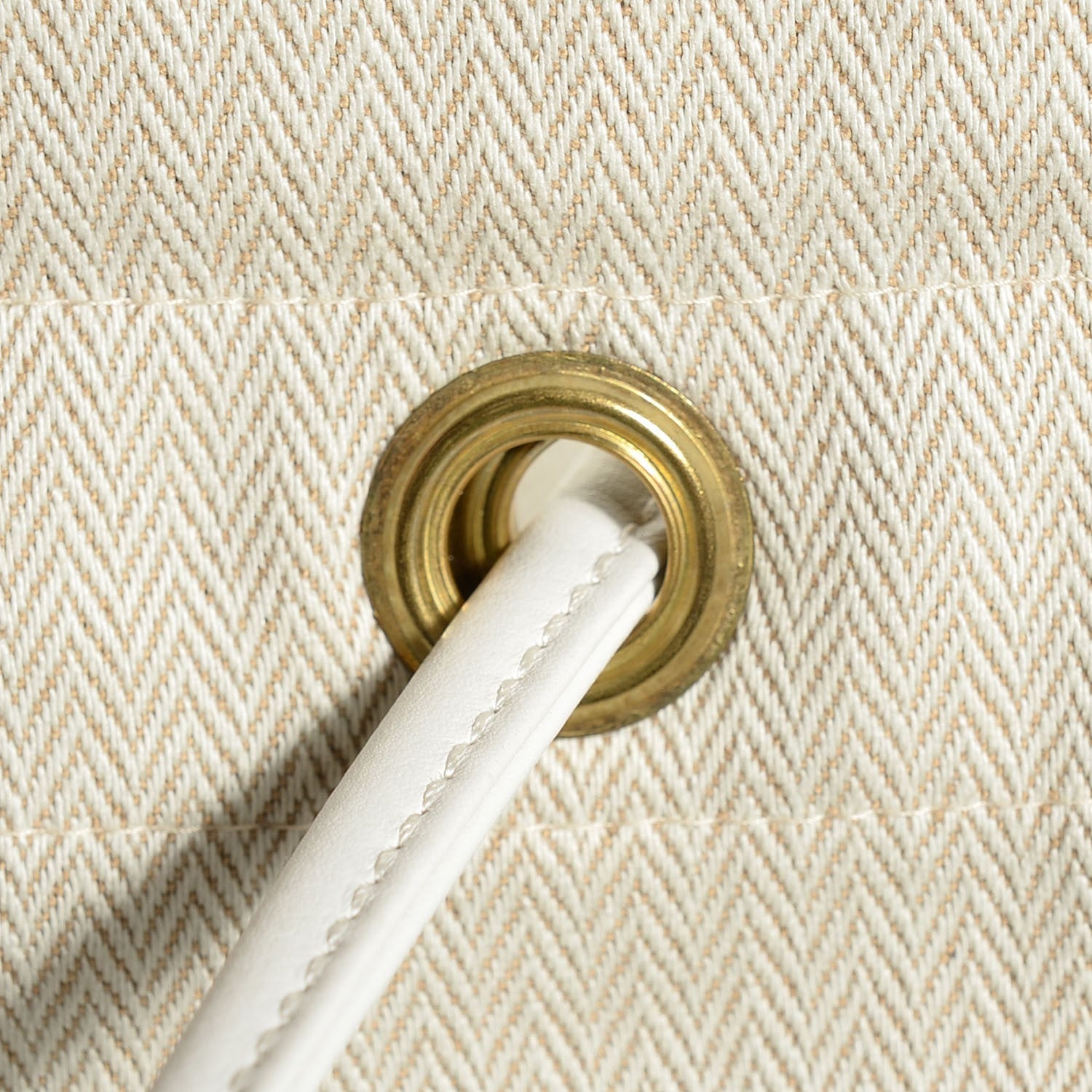 Hermes Cotton Aline GM White 9 of 10