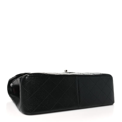 Chanel Caviar Quilted Jumbo Double Flap Black 4 of 12