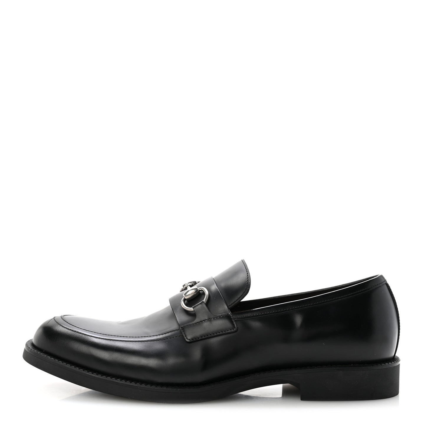 Davis Bull Mens Horsebit Loafers 10 Black