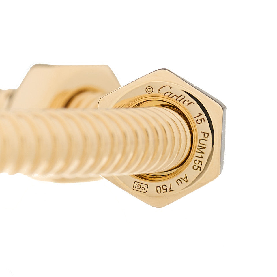18K Yellow Gold Ecrou de Cartier Bracelet 15