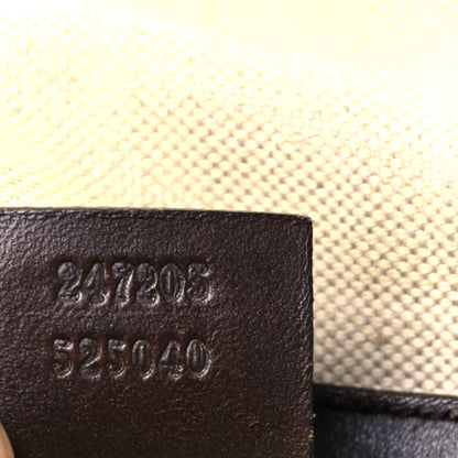 Gucci Monogram Vintage Web Medium Boston Dark Brown 7 of 10