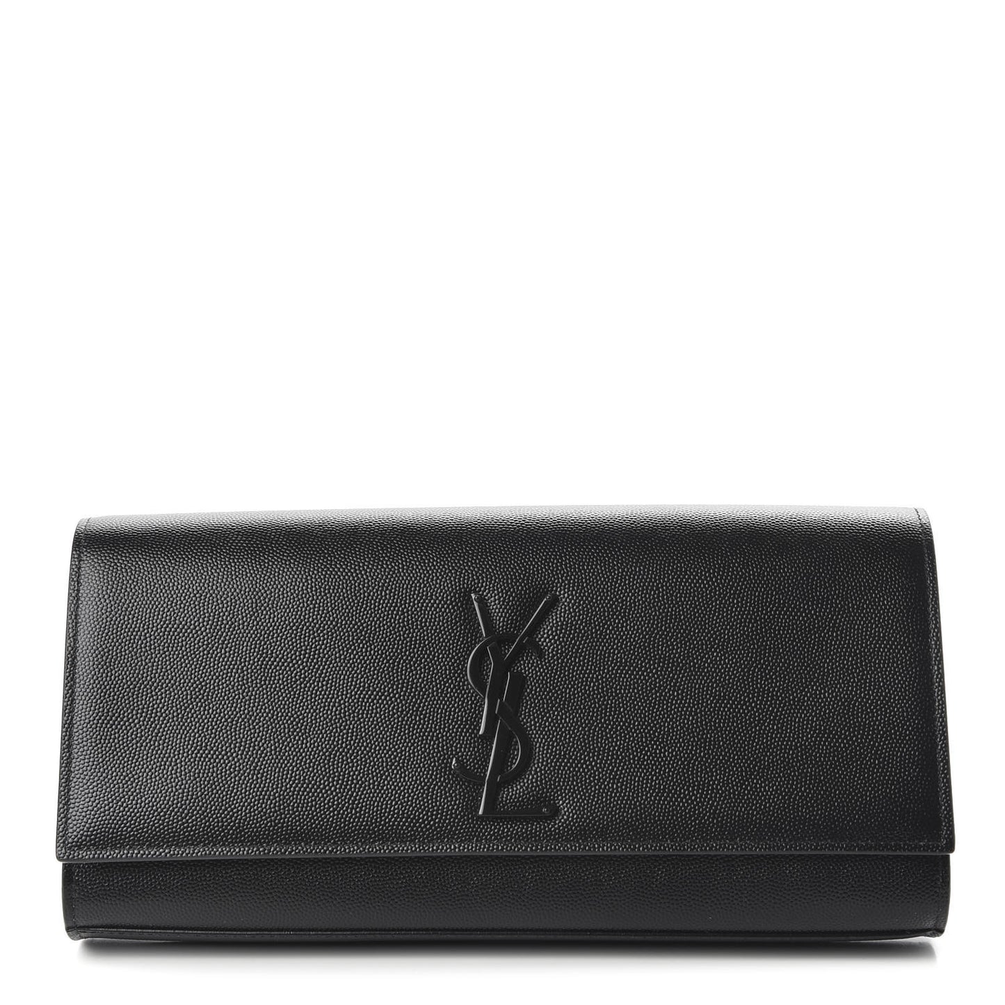 Grain De Poudre Monogram Cassandre Clutch Black