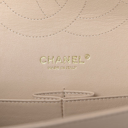Chanel Caviar Quilted Jumbo Double Flap Beige Clair 8 of 9