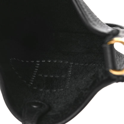 Hermes Taurillon Clemence Evelyne TPM Black 5 of 9