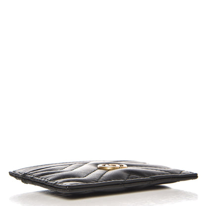 Gucci Calfskin Matelasse GG Marmont Card Holder Black 4 of 7