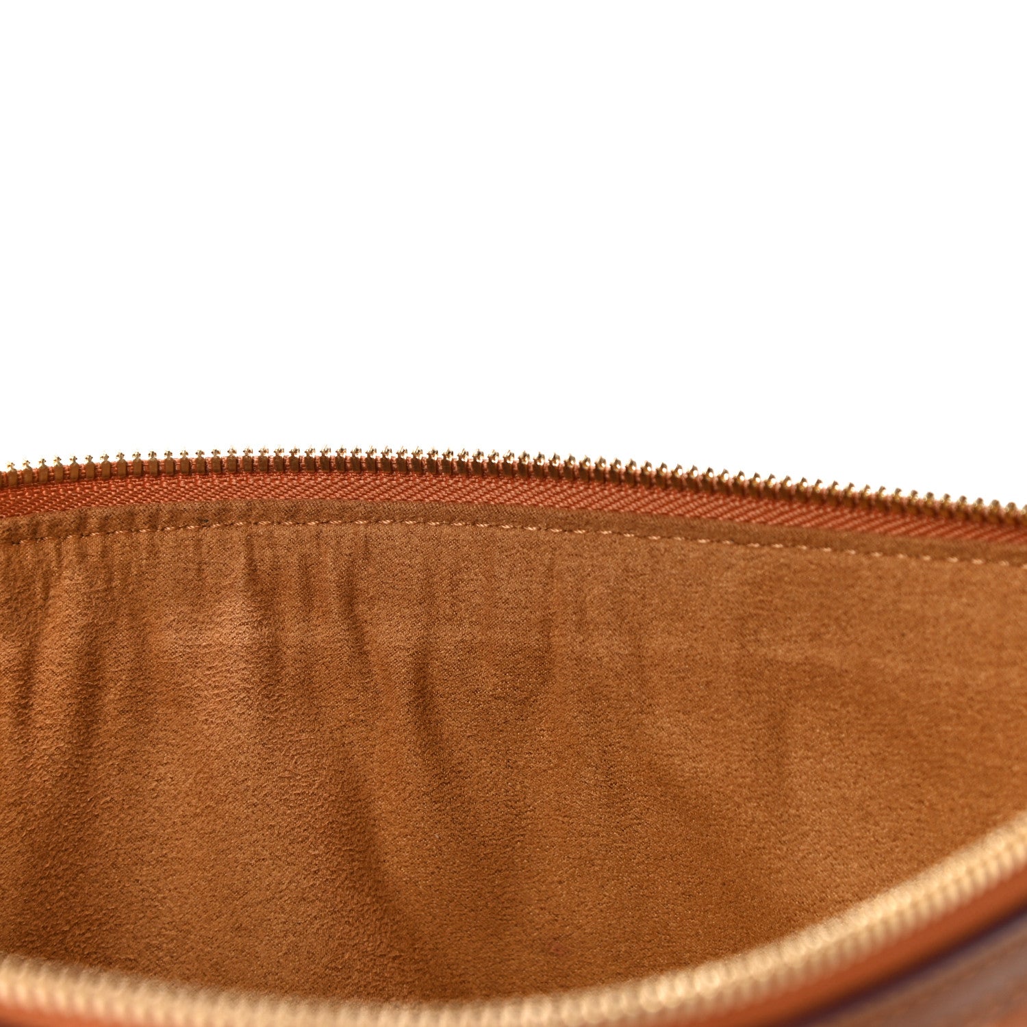 MCM Visetos Liz Shopper Tote Pouch Cognac 11 of 14