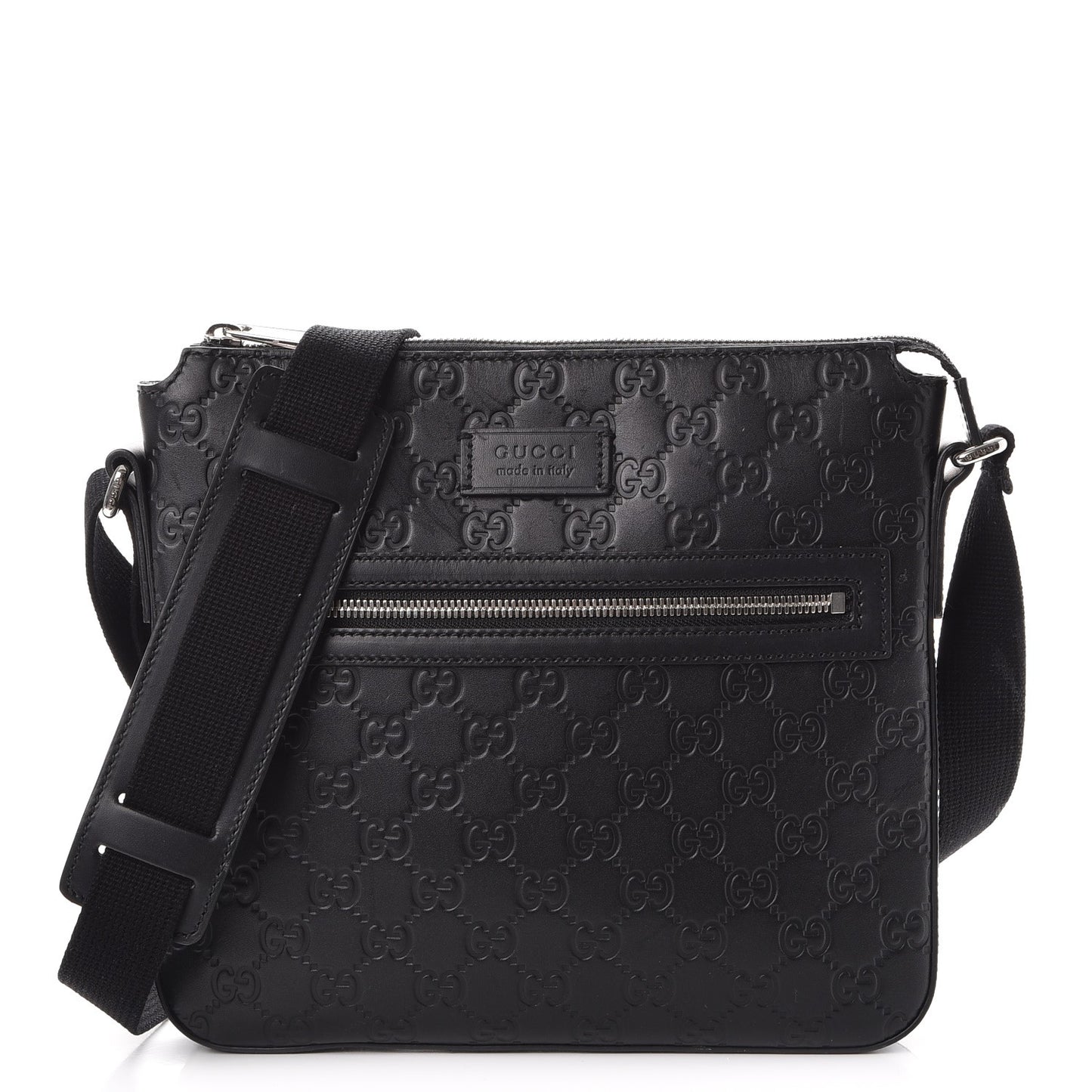 Guccissima Signature Small Messenger Bag Black