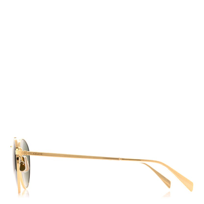 Celine Metal Round Sunglasses CL40100U Gold 3 of 8