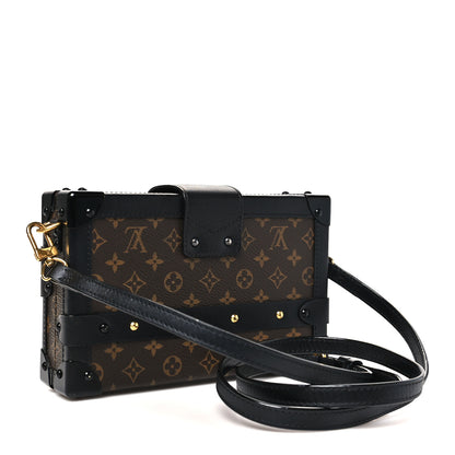Louis Vuitton Monogram Petite Malle Black 3 of 9