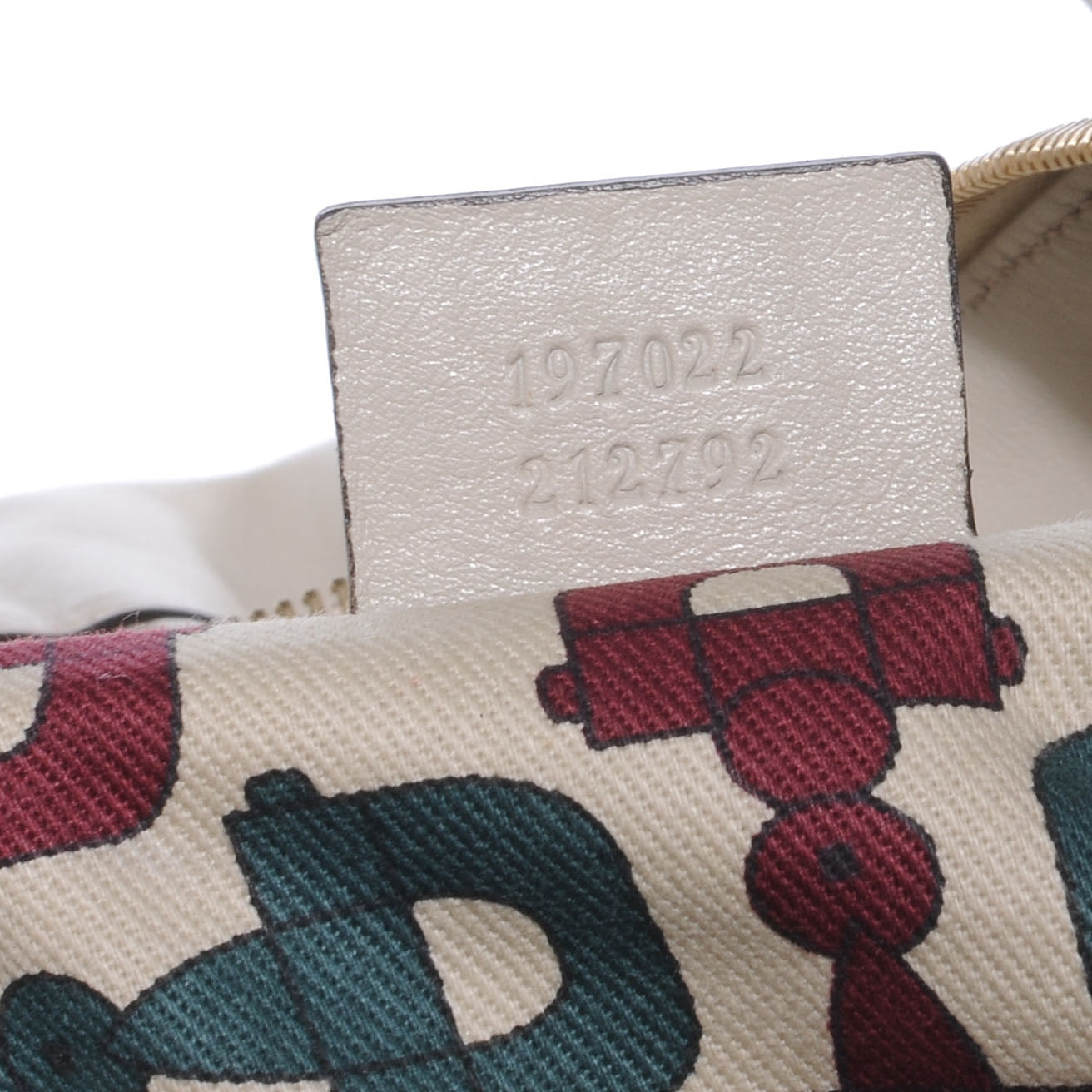 Guccissima Large Hysteria Tote Off White