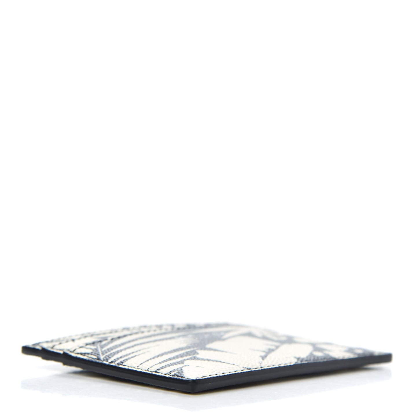 Grain De Poudre Palm Tree Card Case Black Off White