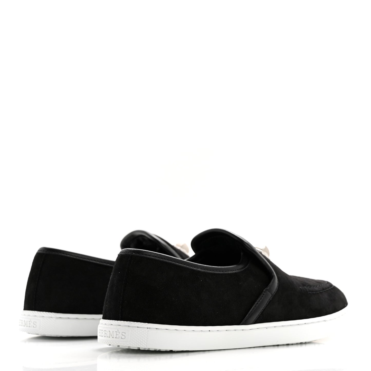Suede Goatskin Nappa Jour Loafers 35 Black