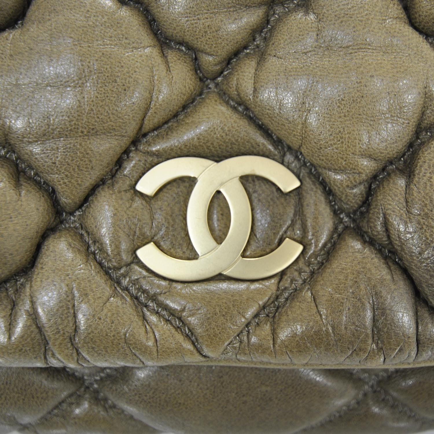 Chanel Leather Small Bubble Quilt Flap Bag 12 of 12