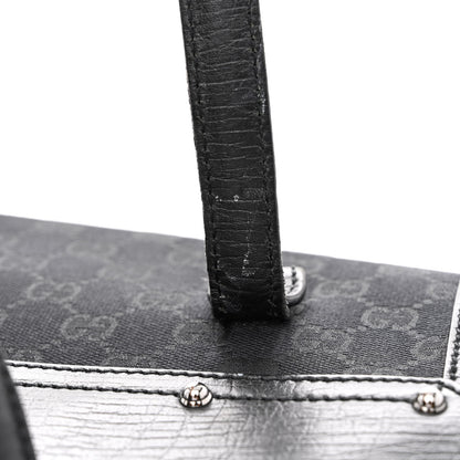 Gucci Monogram Bamboo Bullet Bag Black 11 of 14