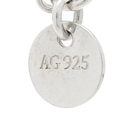 Tiffany Sterling Silver Enamel 4mm Return to Tiffany Heart Tag Bead Bracelet Pink 7 of 7