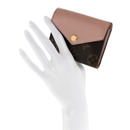 Louis Vuitton Monogram Zoe Wallet Rose Ballerine 2 of 11