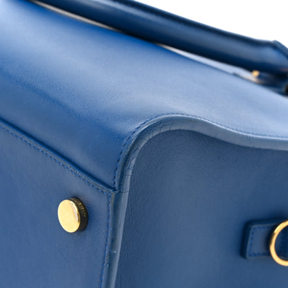Saint Laurent Calfskin Small Monogram Cabas Blue Majorelle 19 of 19