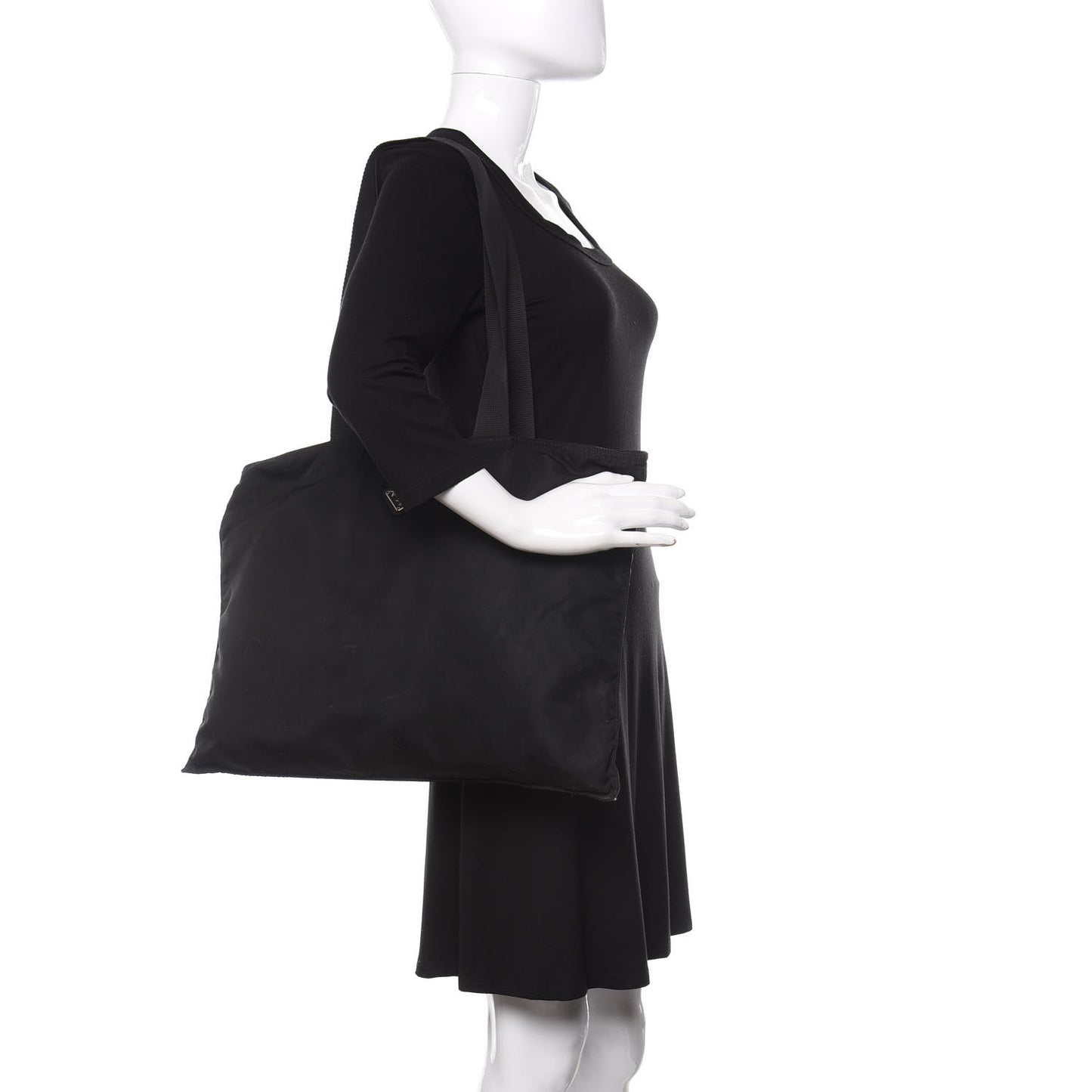 Tessuto Nylon Tote Black
