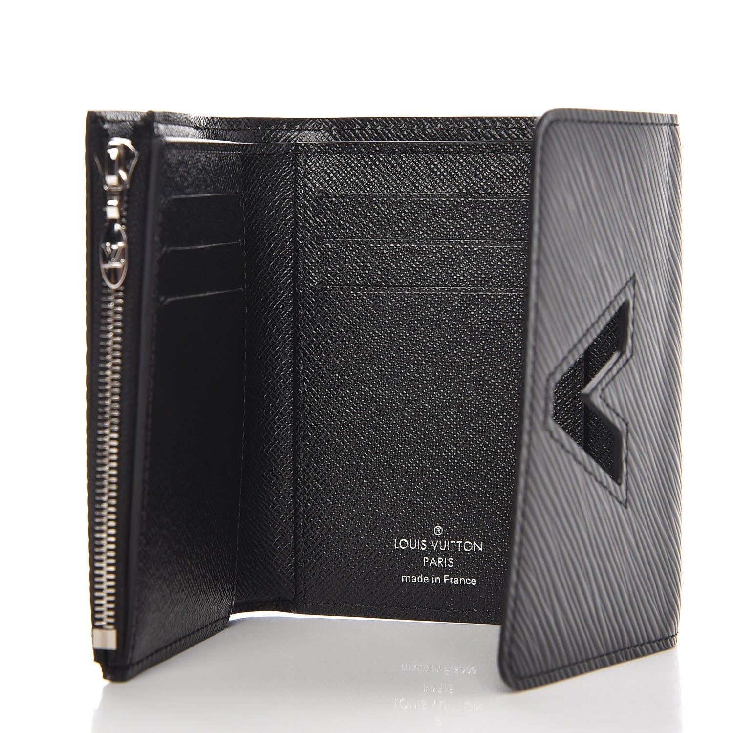 Louis Vuitton Epi Twist Compact Wallet Black 5 of 7