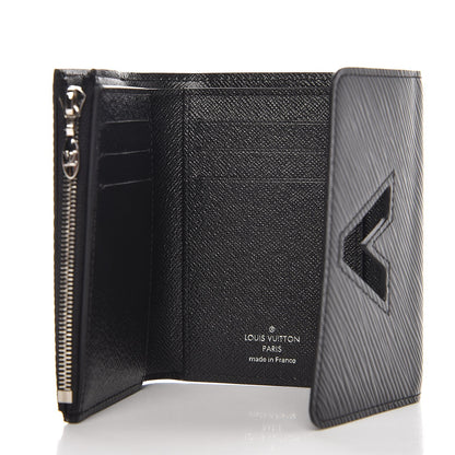 Louis Vuitton Epi Twist Compact Wallet Black 5 of 7