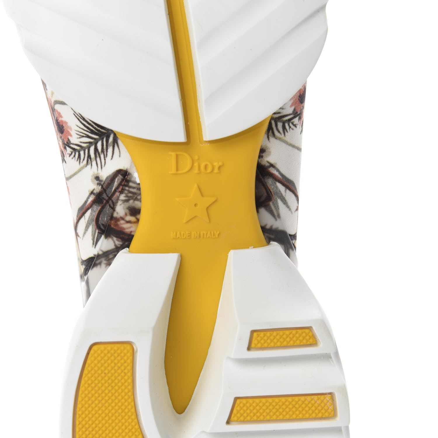 Christian Dior Neoprene Rubber Champetre Print Womens D-Connect Sneakers 40.5 White Multicolor 8 of 10