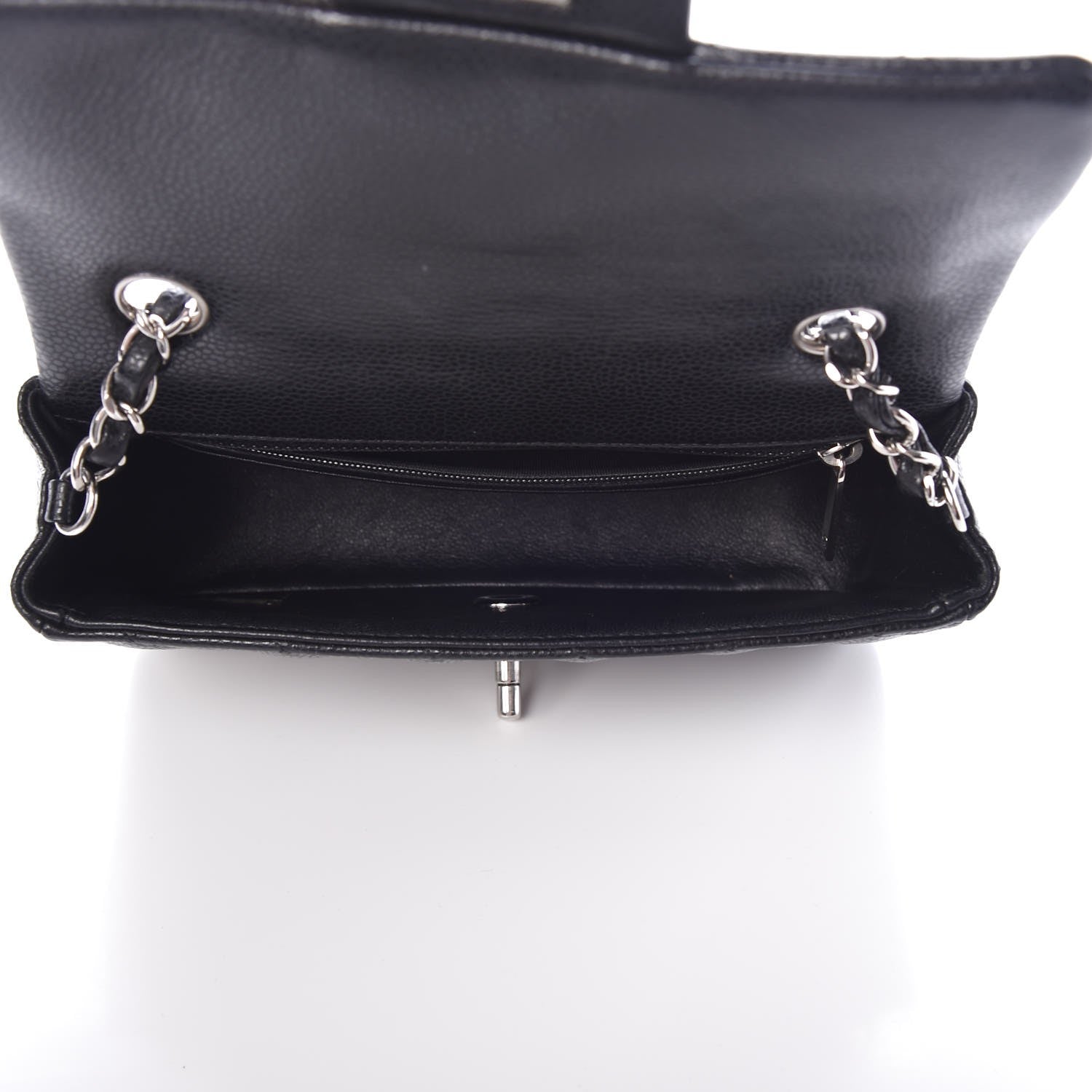 Chanel Caviar Quilted Mini Rectangular Flap Black 5 of 7