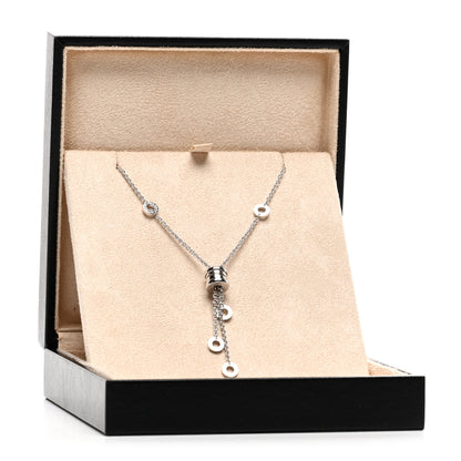 Bulgari 18K White Gold B.Zero1 Lavalier Necklace 5 of 5