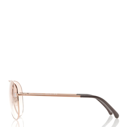 Chanel Metal Aviator CC Sunglasses 4189-T-Q  Rose 3 of 8