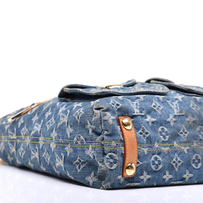 Louis Vuitton Denim Baggy GM Blue 7 of 11