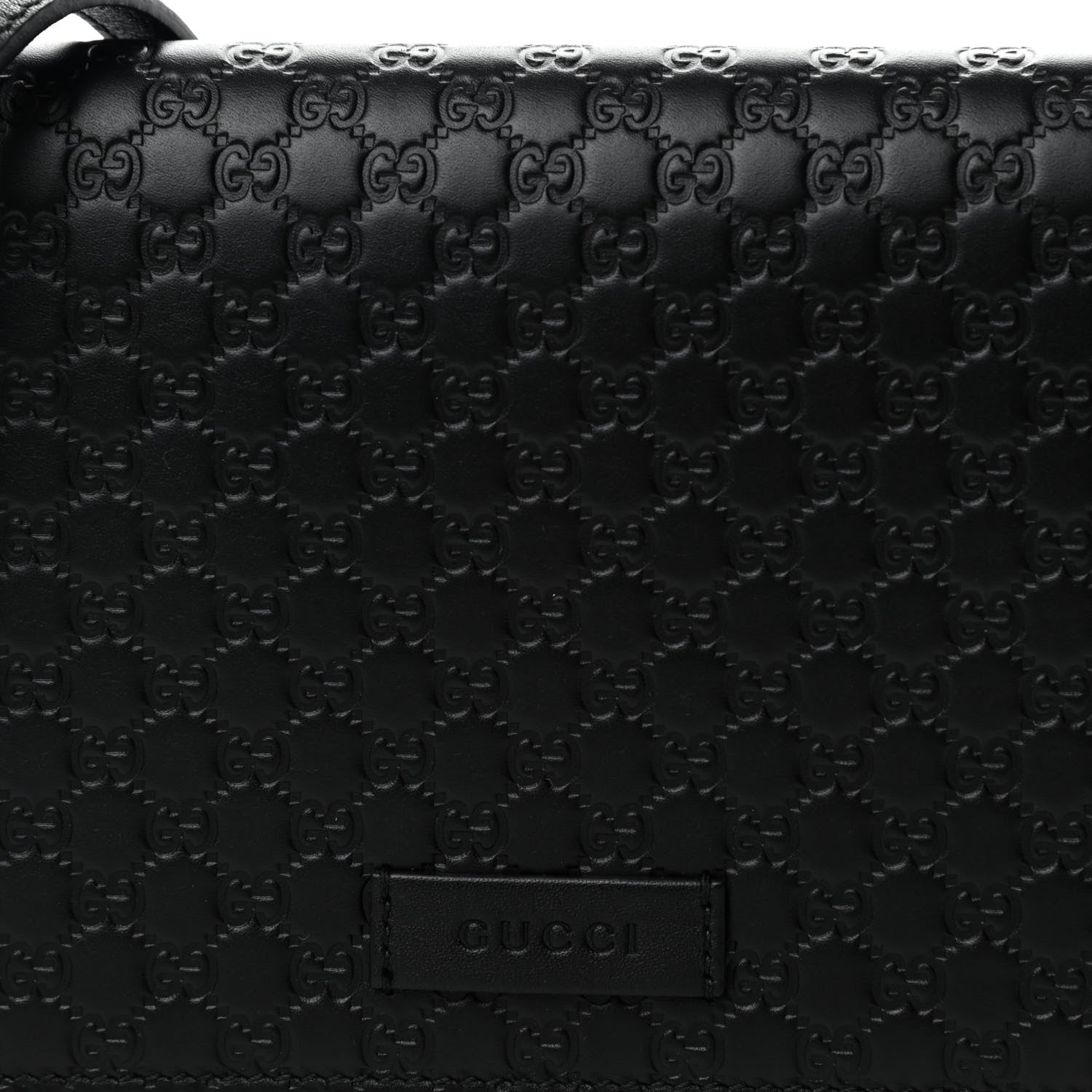 Gucci Microguccissima Crossbody Wallet Black 9 of 9