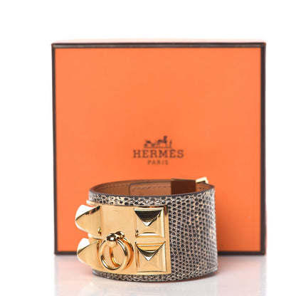 Hermes Lizard Collier De Chien CDC Bracelet S Ombre 6 of 6