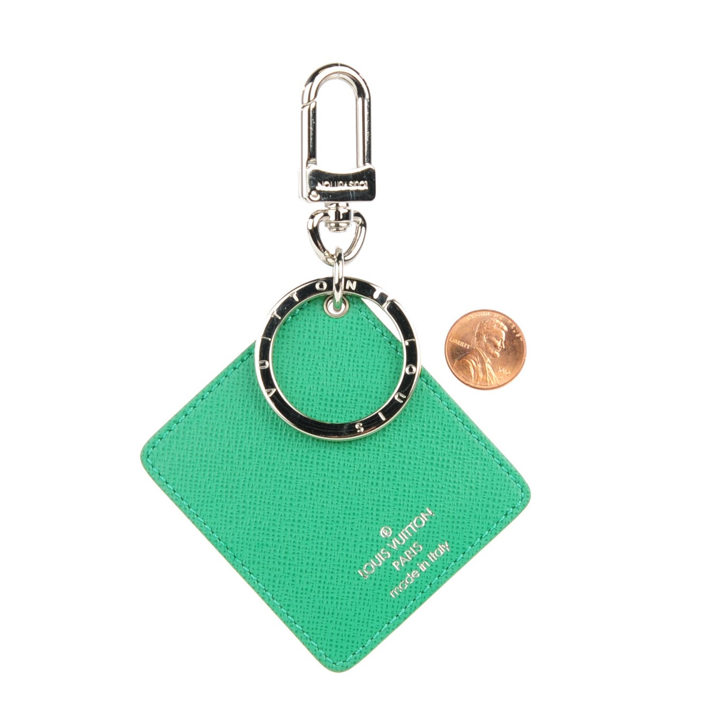Damier Graphite Illustre V Key Holder Green