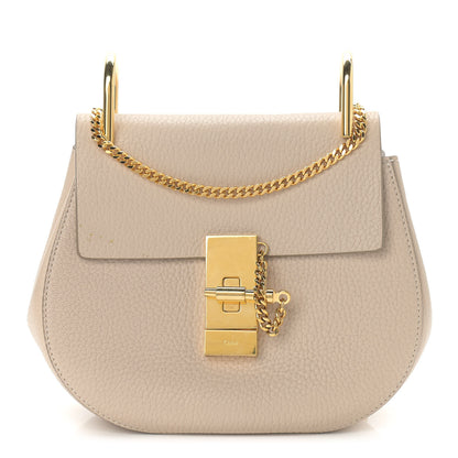 Chloe Grained Lambskin Mini Drew Shoulder Bag Biscotti Beige 1 of 13