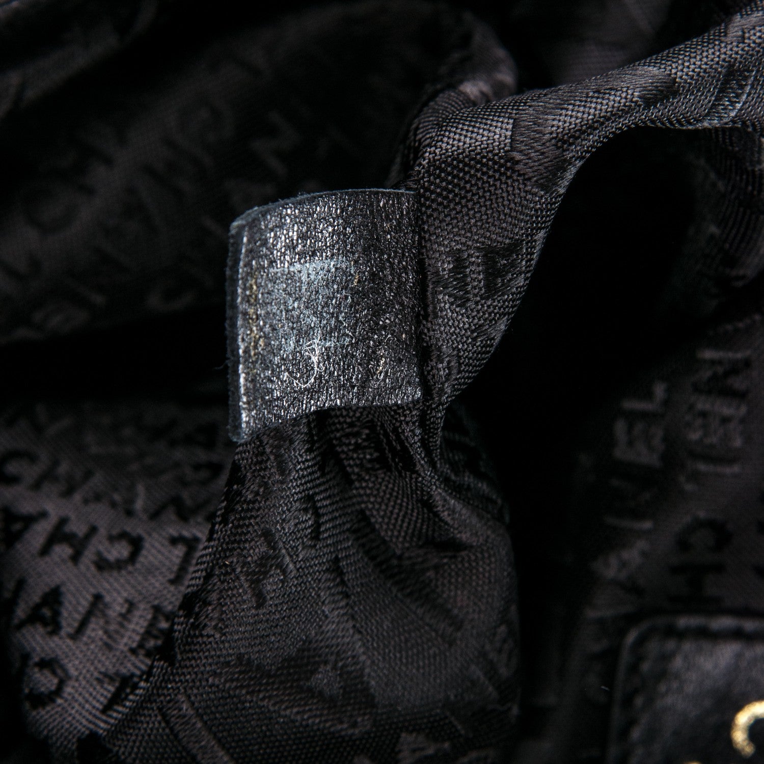 Chanel Satin XL Coco Cabas Black 7 of 7