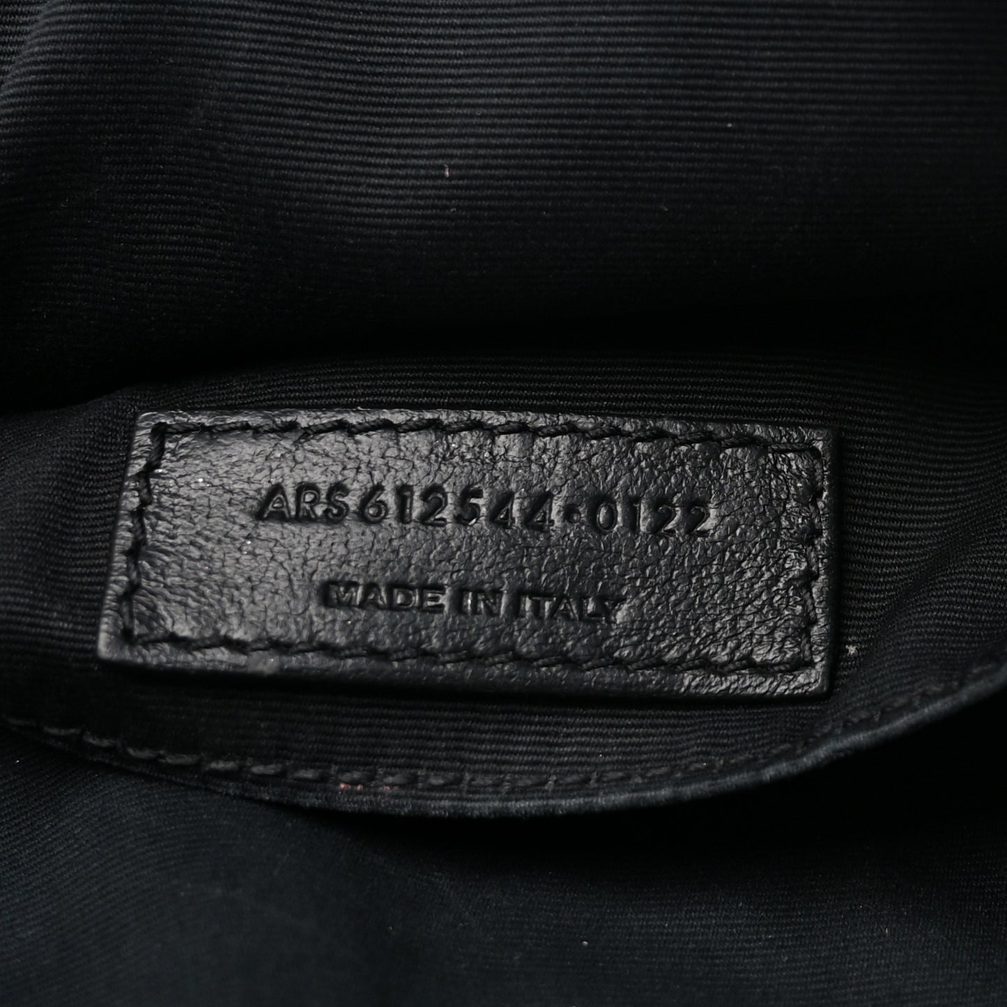 Calfskin Matelasse Monogram Lou Camera Bag Black