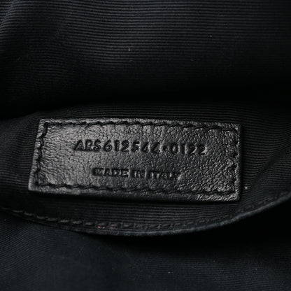 Saint Laurent Calfskin Matelasse Monogram Lou Camera Bag Black 7 of 14