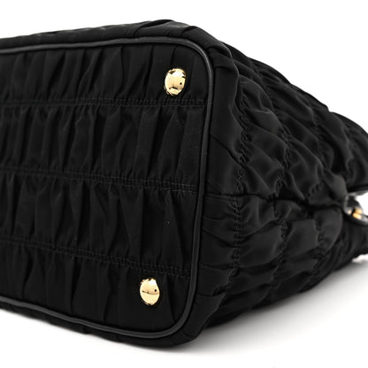 Prada Tessuto Nylon Gaufre Small Tote Black 10 of 10