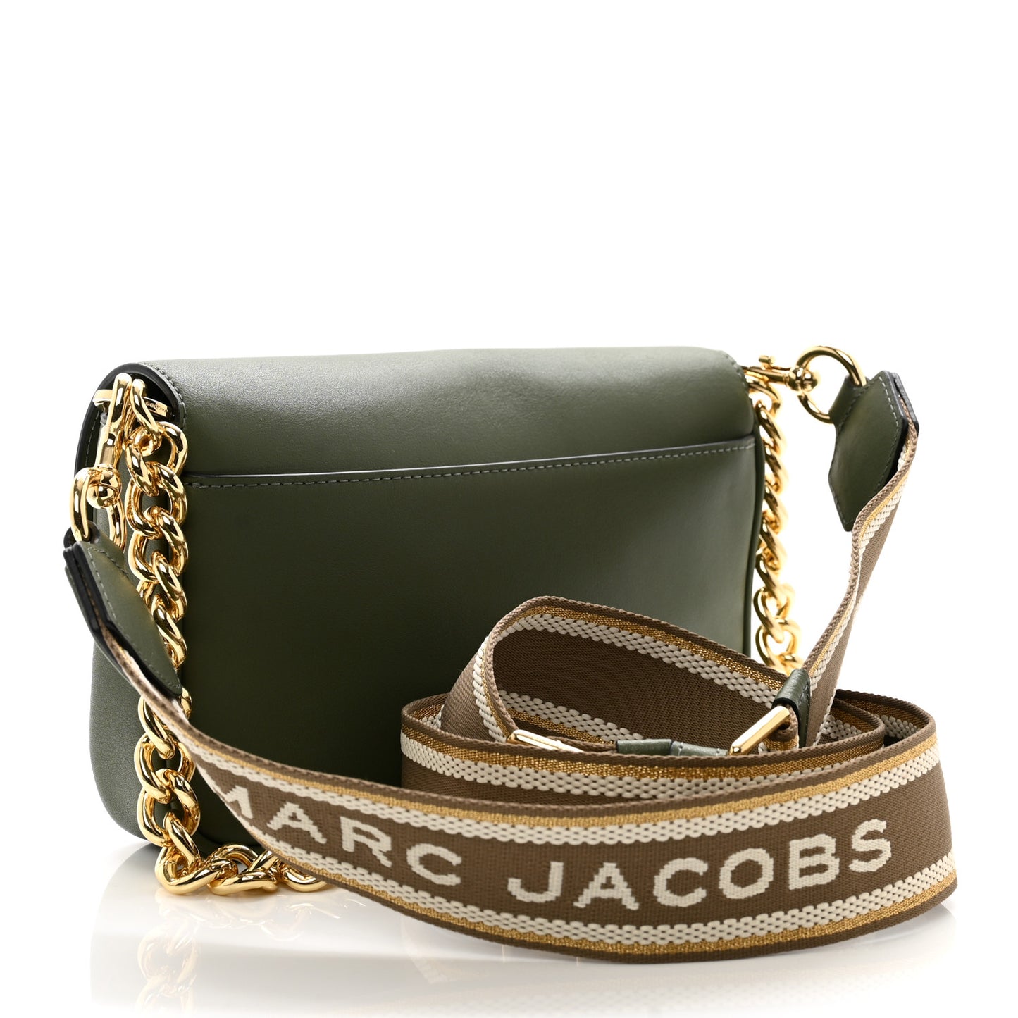 Calfskin The J Marc Shoulder Bag Bronze Green