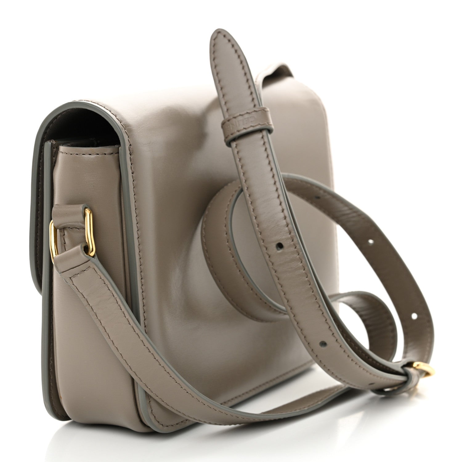 Celine Shiny Calfskin Teen Triomphe Pebble 3 of 13