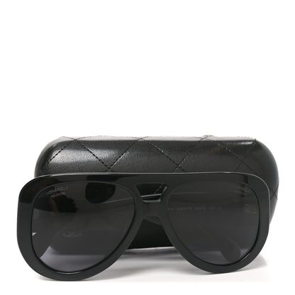 Chanel Acetate Strass Polarized Sunglasses 5432-B-A Black 7 of 7