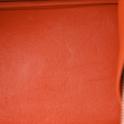 Hermes Taurillon Clemence Lindy 30 Orange 14 of 14