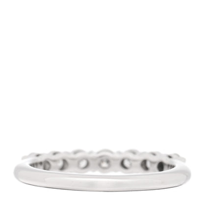 Tiffany Platinum Diamond 3mm Tiffany Forever Half Circle Band Ring 49 5 3 of 4