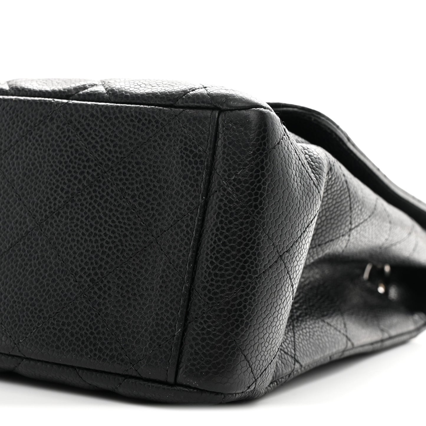 Caviar Maxi Single Flap Black