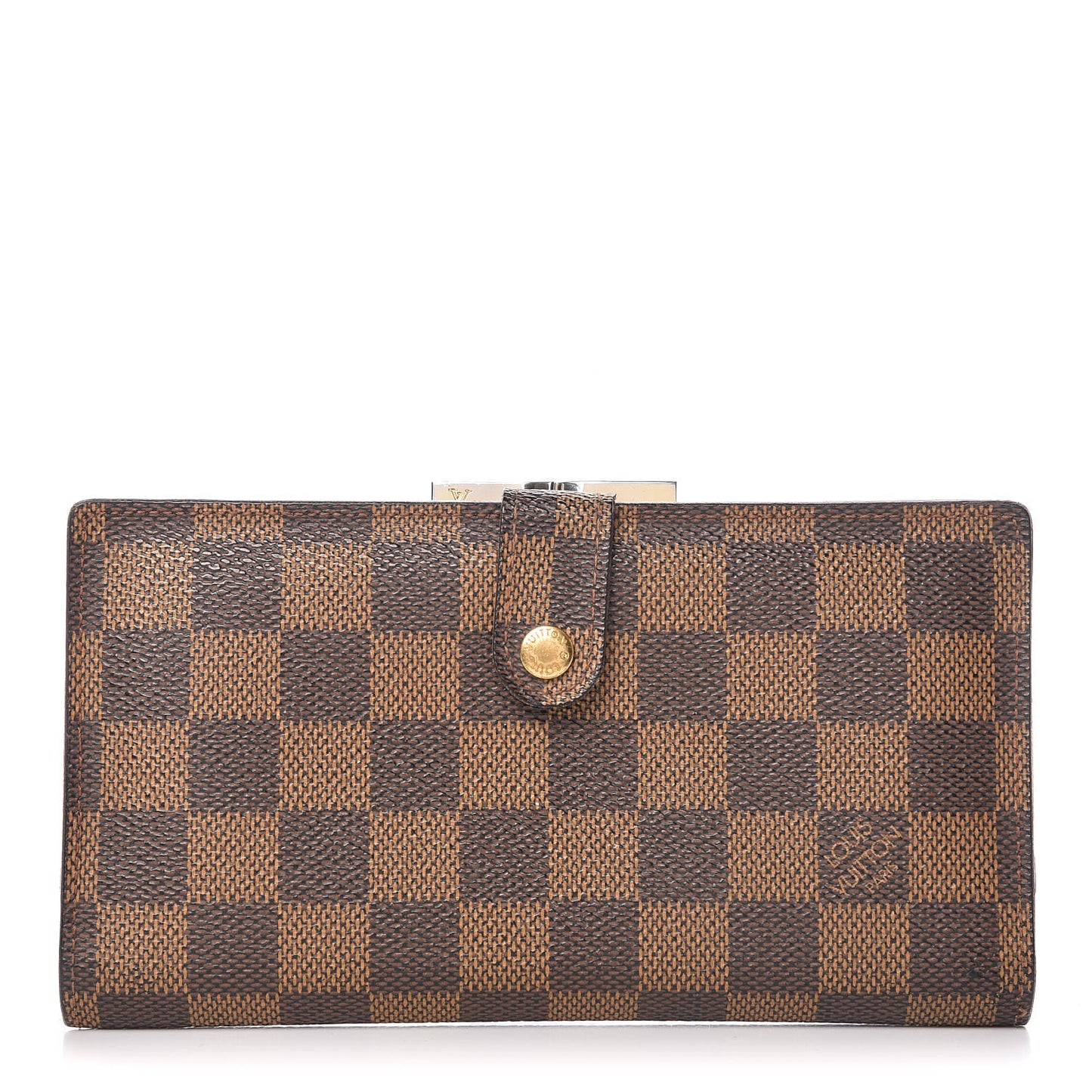 Damier Ebene Continental French Purse Wallet