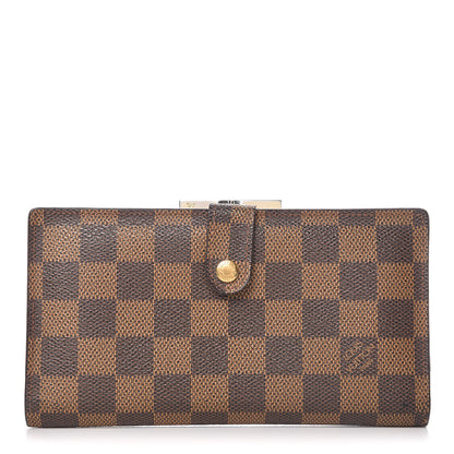 Louis Vuitton Damier Ebene Continental French Purse Wallet 1 of 19