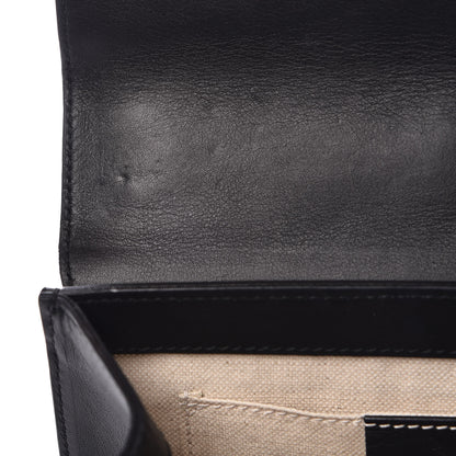 Gucci Calfskin Peony Small Chain Shoulder Bag Black 9 of 12