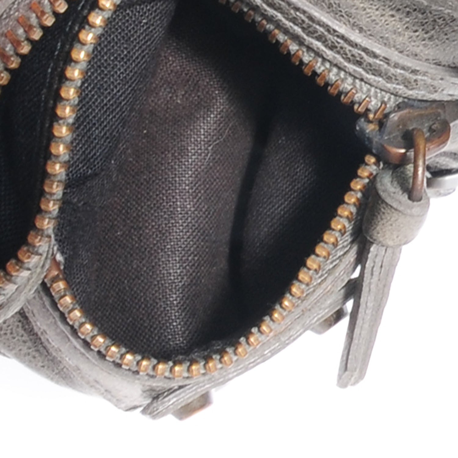 Balenciaga Chevre Porte-Monnaie Coin Purse Grey 7 of 10