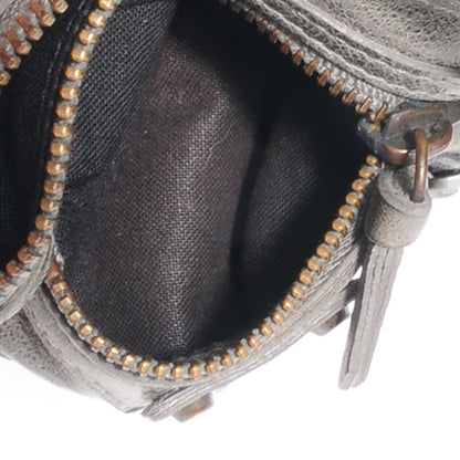 Balenciaga Chevre Porte-Monnaie Coin Purse Grey 7 of 10