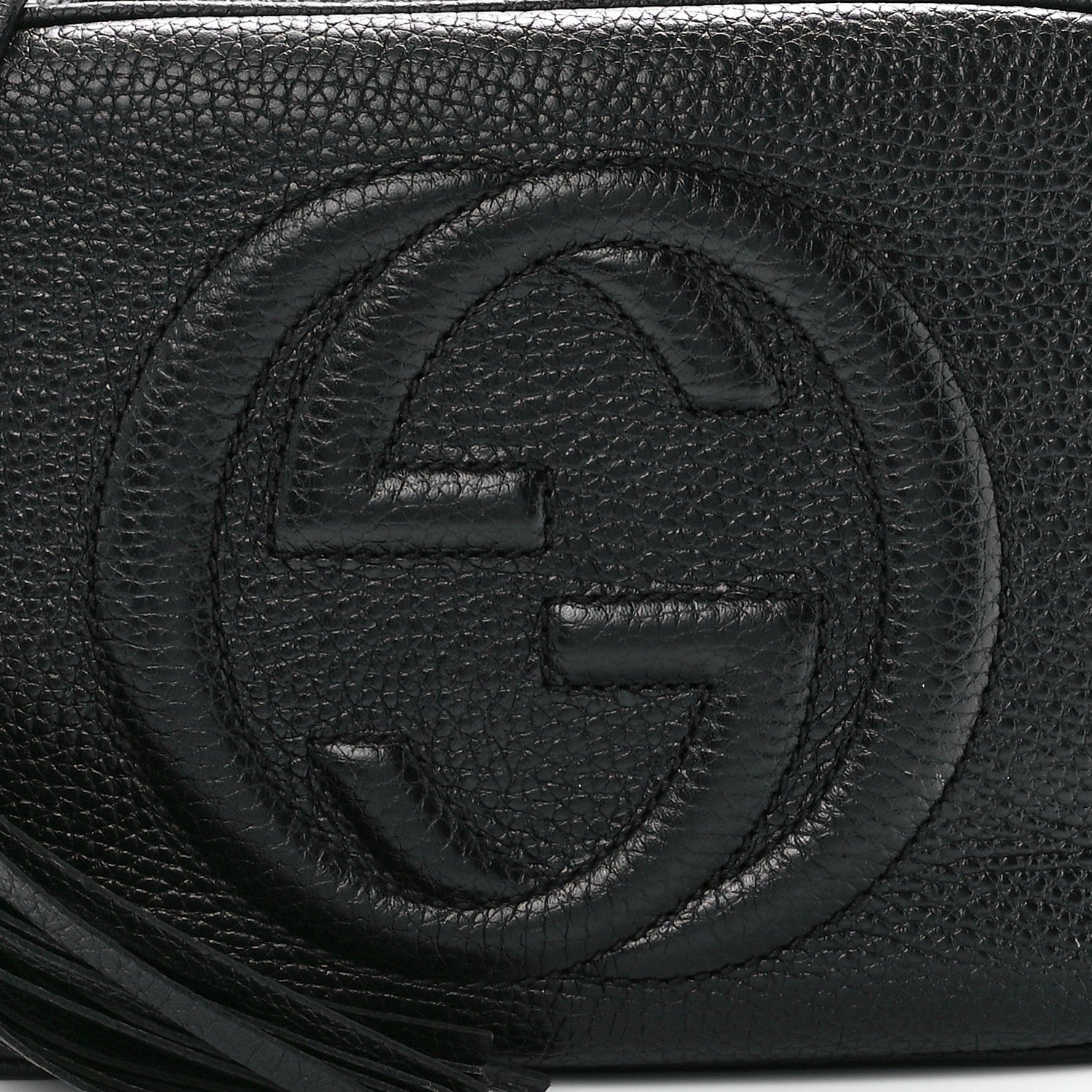 Gucci Pebbled Calfskin Small Soho Disco Bag Black 9 of 12