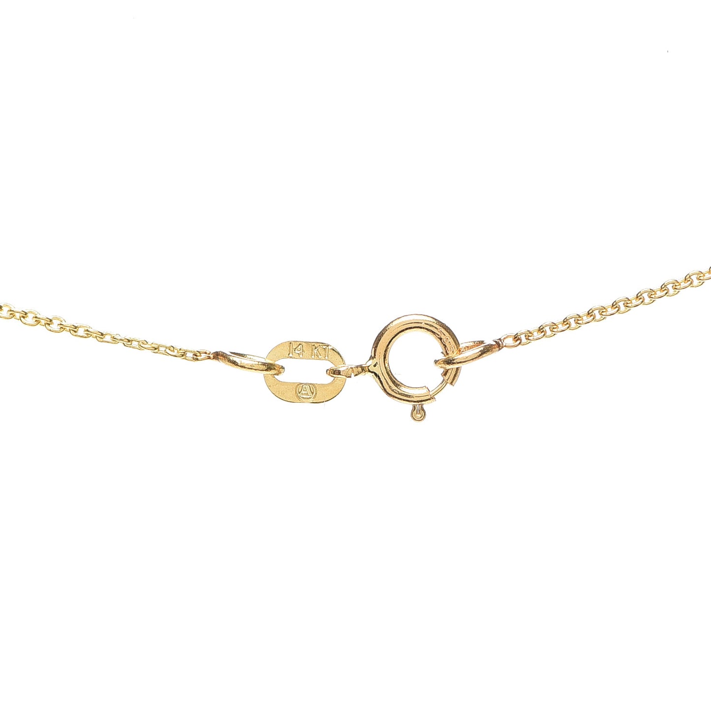 18K Yellow Gold Diamond Arrow Necklace